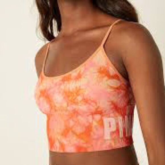 Victorias Secret PINK Active Seamless Sports Bra Lightly Padded longline - Picture 4 of 14